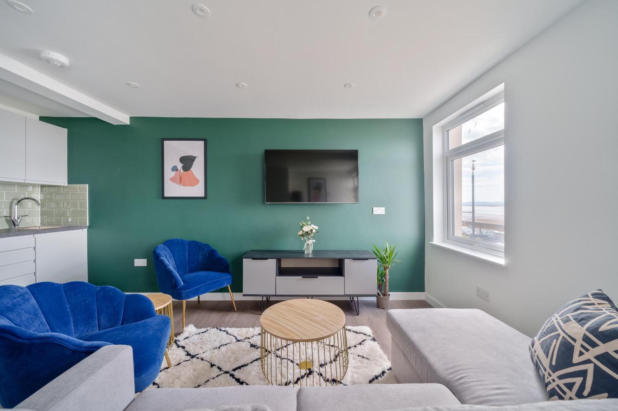Round Tower Holiday Apartments - Seafront 1,2 & 3 Bedroom Homes Free Parking, Wifi Burnham-on-Sea Εξωτερικό φωτογραφία